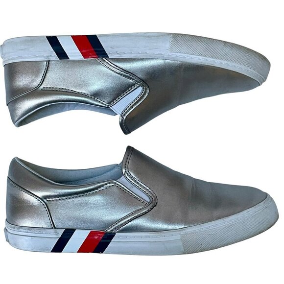 Tommy Hilfiger Silver Leysi Slip-Ons Womens 7 - Picture 4 of 9